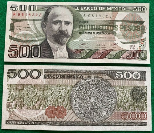 1984 500 pesos m - pesos, de