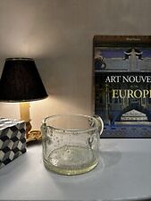 Pichet en verre bullé style Biot – Peut servir de vase