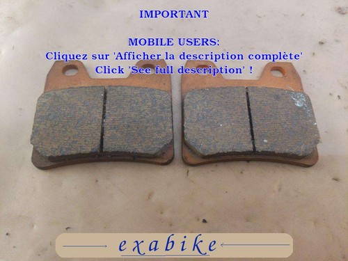 Plaquettes frein arriere - de,