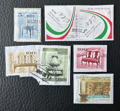 Lot timbres de hongrie - 7,