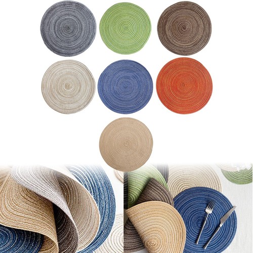 Lot nappes rondes - 3,