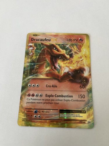 Carte pokémon dracaufeu - dracaufeu, ex
