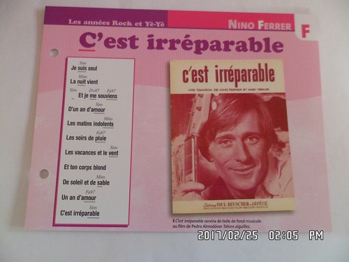 Carte fiche plaisir chanter - plaisir, de