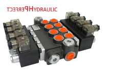 Distributeur 4 fonctions électrique double effet 12V DC 50L/min