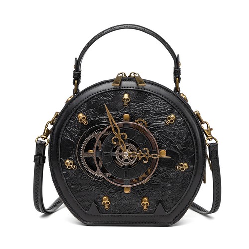 Sac avec motif horloge - sac,