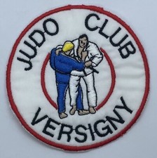 ÉCUSSON/PATCH - JUDO CLUB - VERSIGNY - diam 8,3cm. !!  (E2)