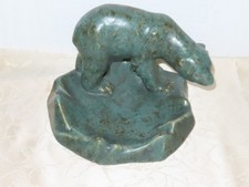 Céramique Cendrier Eisbär Marqué Drei Fische Danemark ! Bien Michael Andersen