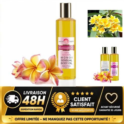 Huile massage monoï 200 ml - de,
