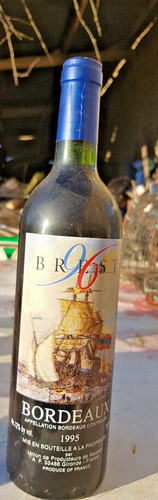 Bouteille vin rouge bordeaux - bouteille,