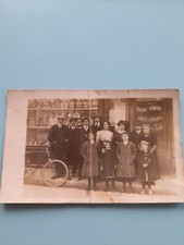 CARTE PHOTO DEVANTURE MAGASIN