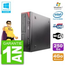 PC Fujitsu Esprimo E520 DT G3220 RAM 4Go Disque 250Go Graveur DVD Wifi W7