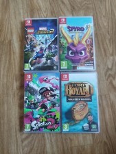 Lot Jeux Nintendo Switch-SPYRO-SPLATOON2-MARVEL-FORT BOYARD.PAL