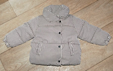 Manteau chaud doudoune vichy