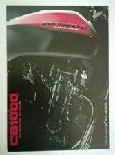 Honda CB 1000 Super Four de 1992 Japan Prospectus Catalogue Brochure Moto
