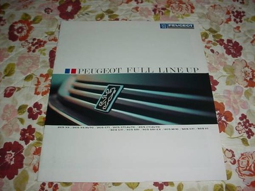 Peugeot catalog 205xs - peugeot, etc.