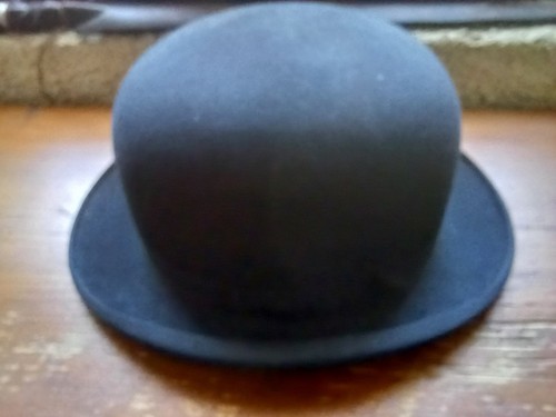 Ancien chapeau melon grassi - chapeau,