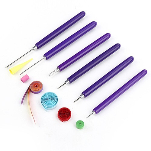 6pcs set paper quilling tool - 6pcs/set,