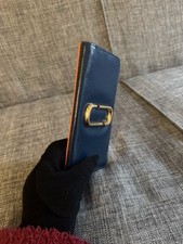Portefeuille en cuir Bleu