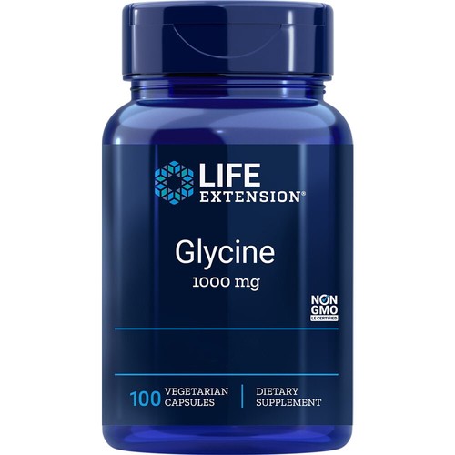Life Extension, glycine, 1000
