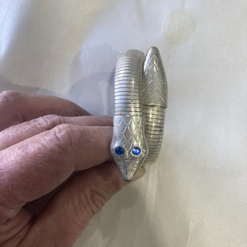 Vintage silver tone gas pipe - silver,