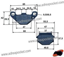 Plaquettes de Frein Arrière