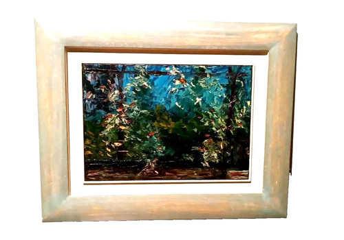 Peinture abstraite huile - peinture, l'huile