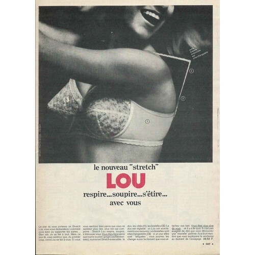 Publicité papier lingerie - publicité,