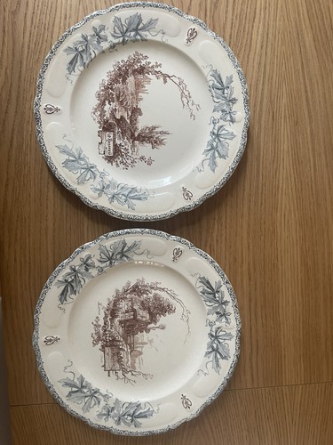 Assiettes anciennes choisy - assiettes,