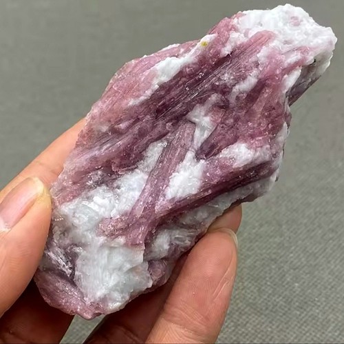 Cristaux tourmaline rose - de,