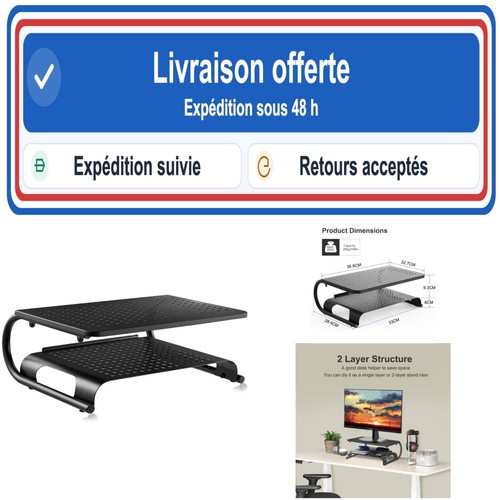 Suptek support écran 2 - support,