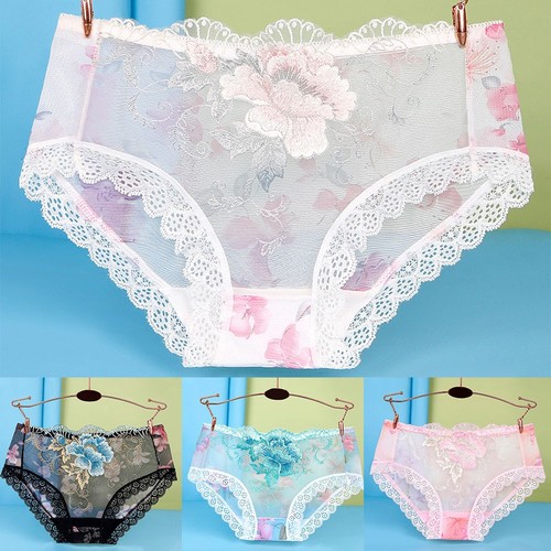 Slip transparent pour femme