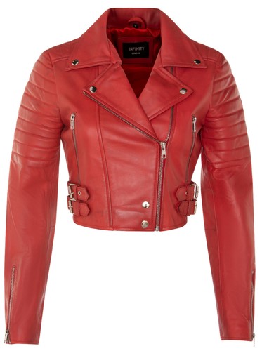 Veste biker femme courte - biker,