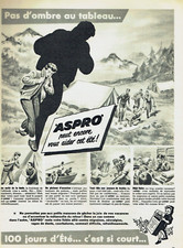 publicité Advertising  0922  1955   Aspro  courbatures peut vous aider  aspirine