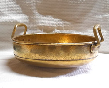 BASSINE EN CUIVRE GRAVÉ POUR