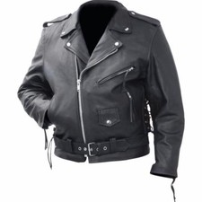BLOUSON  en Cuir de vachette -