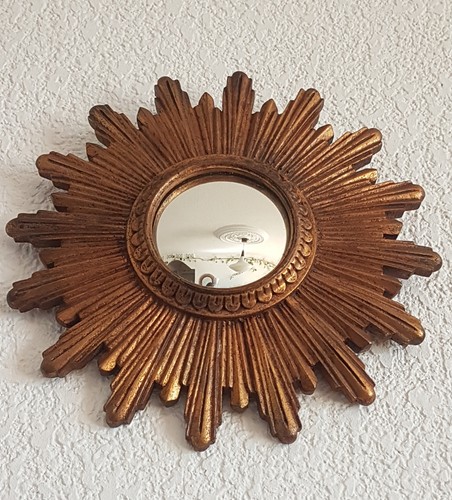 Ancien petit miroir soleil