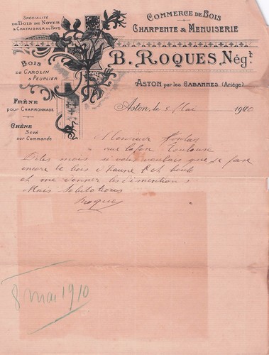 Aston bois roques 1910 - bois,