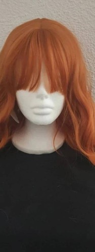Perruque naturelle rousse - perruque,