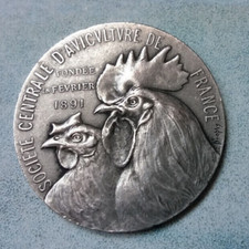 Médaille VOLIERE BASSE-COUR