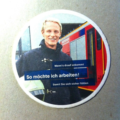 Advertising beer mat coaster - advertising, mat,