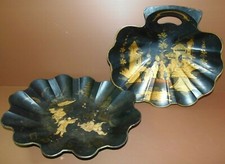 *1 PANIERE CORBEILLE et 1 RAMASSE MIETTES NAPOLEON III XIXe Carton BOUILLI NIII