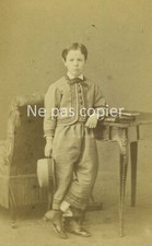 JEUNE HOMME vers 1865 CDV