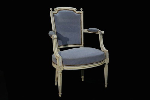 Fauteuil directoire patine - fauteuil, directoire,