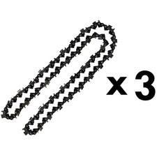 Lot de 3 chaînes 76 maillons pour tronçonneuse