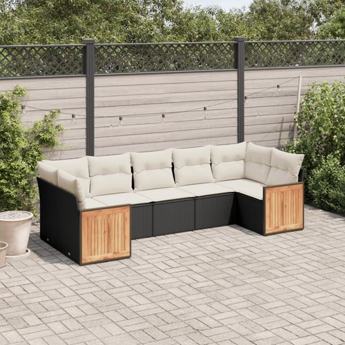 Salon jardin avec coussins - salon,