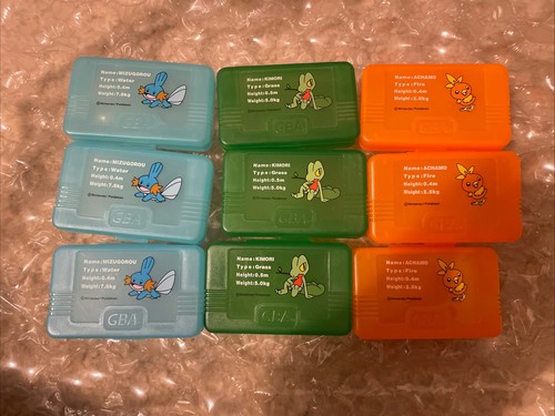 Gba pokemon cartridge case set - gba,