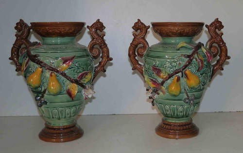 Vases potiche barbotine - x,