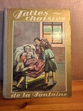 Livre ancien fables - fables, choisies