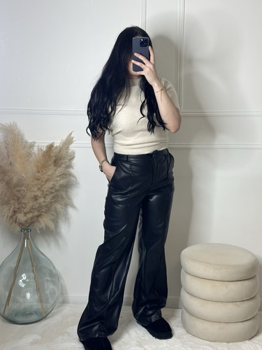 Pantalon cuir femme - pantalon,