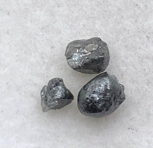 Naturel diamant lot 3pcs - naturel,